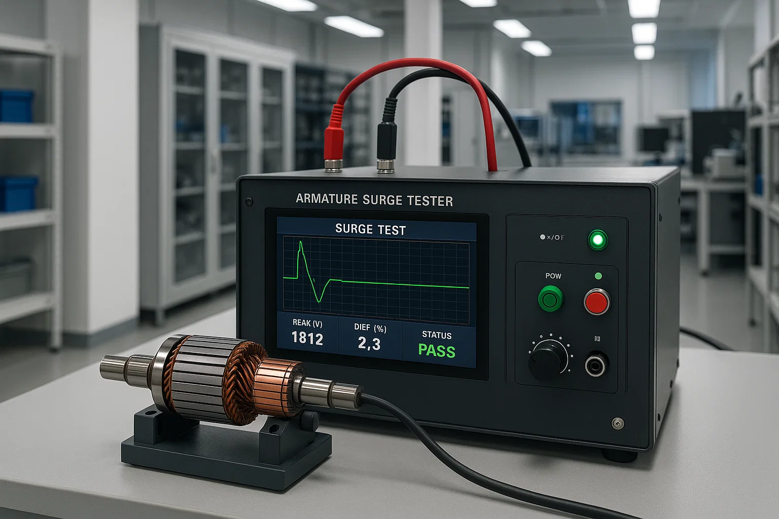 digital armature surge tester