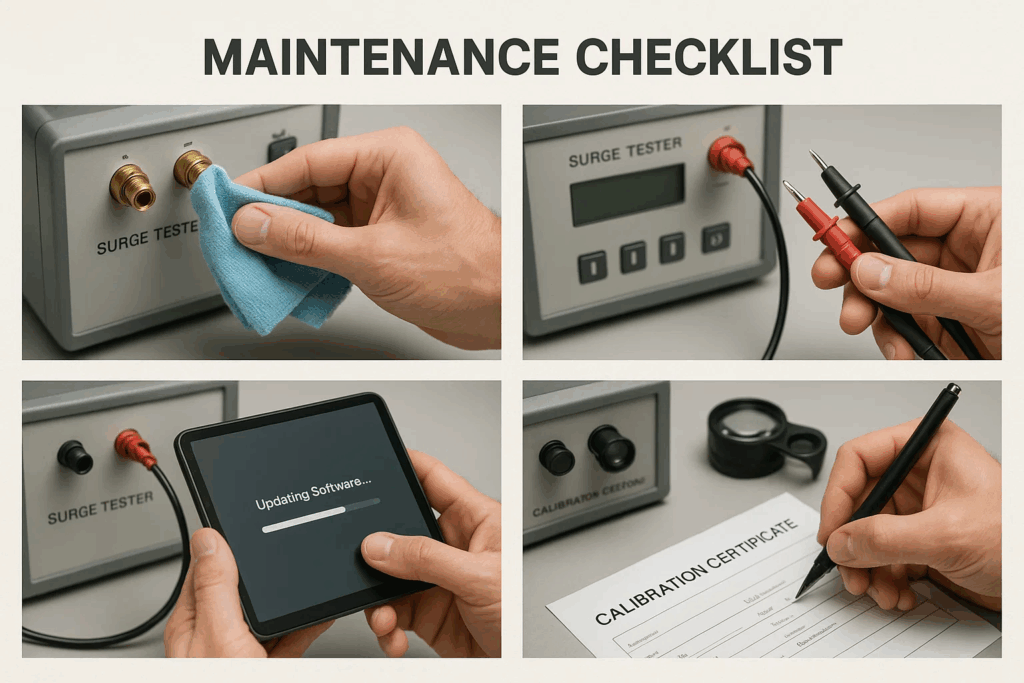 Surge Tester Maintenance Tasks