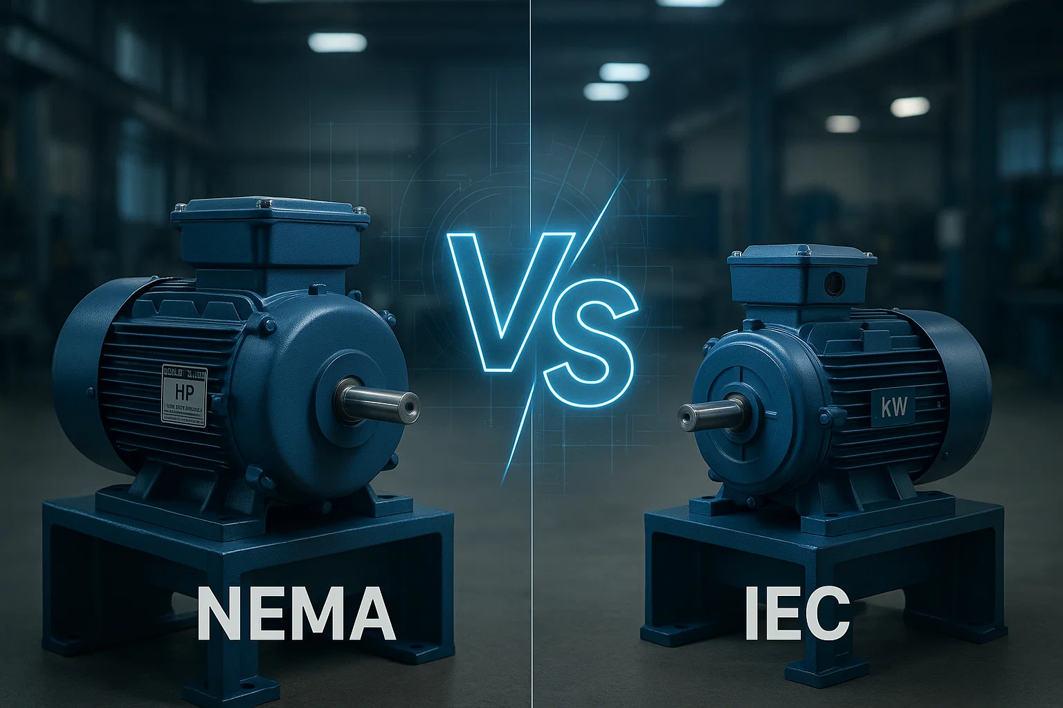 NEMA vs IEC motor standards differences
