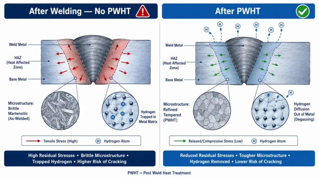 post-weld heat treatment