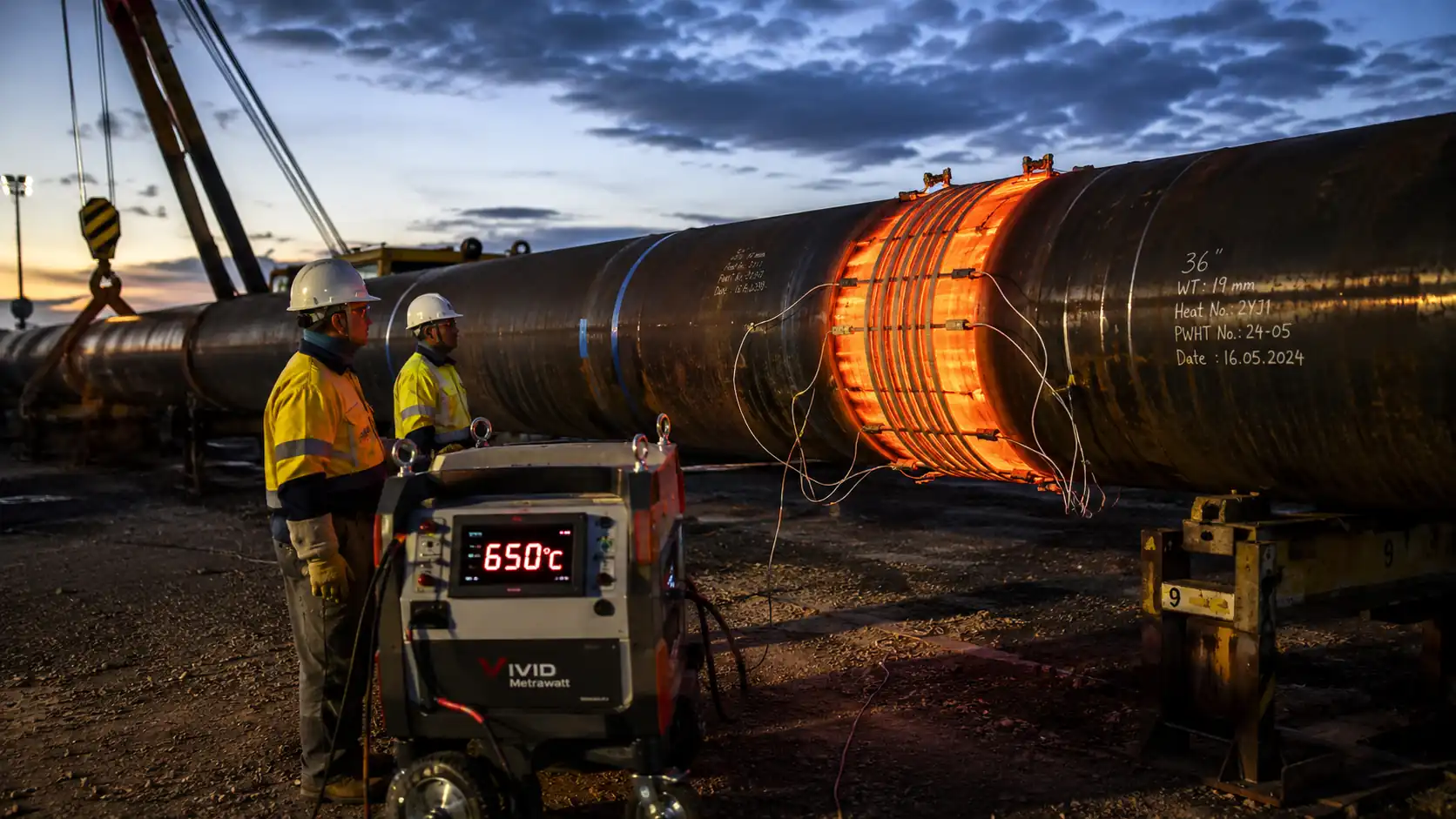 post weld heat treatment induction