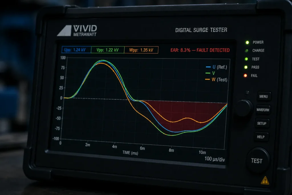 Surge Test vs Resistance Test- vivid metrawatt