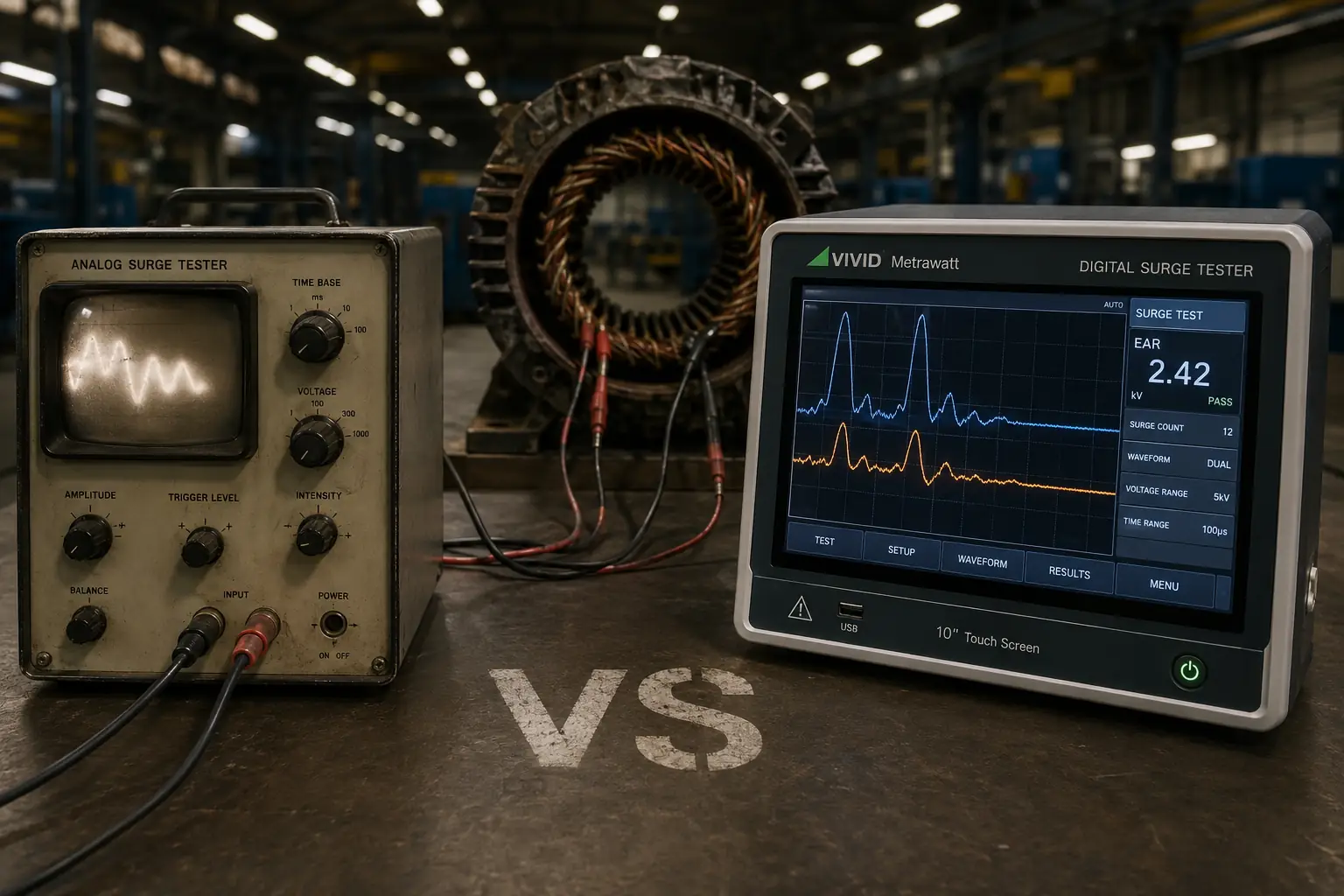 Digital vs Analog Surge Tester