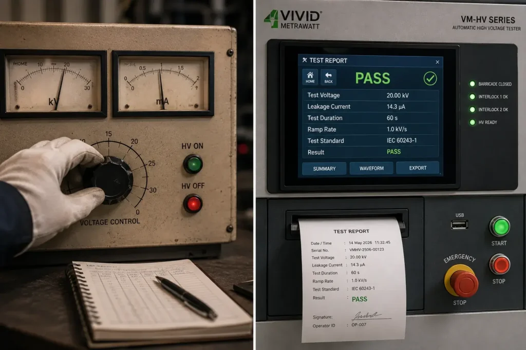 Automatic vs Manual HV Testing