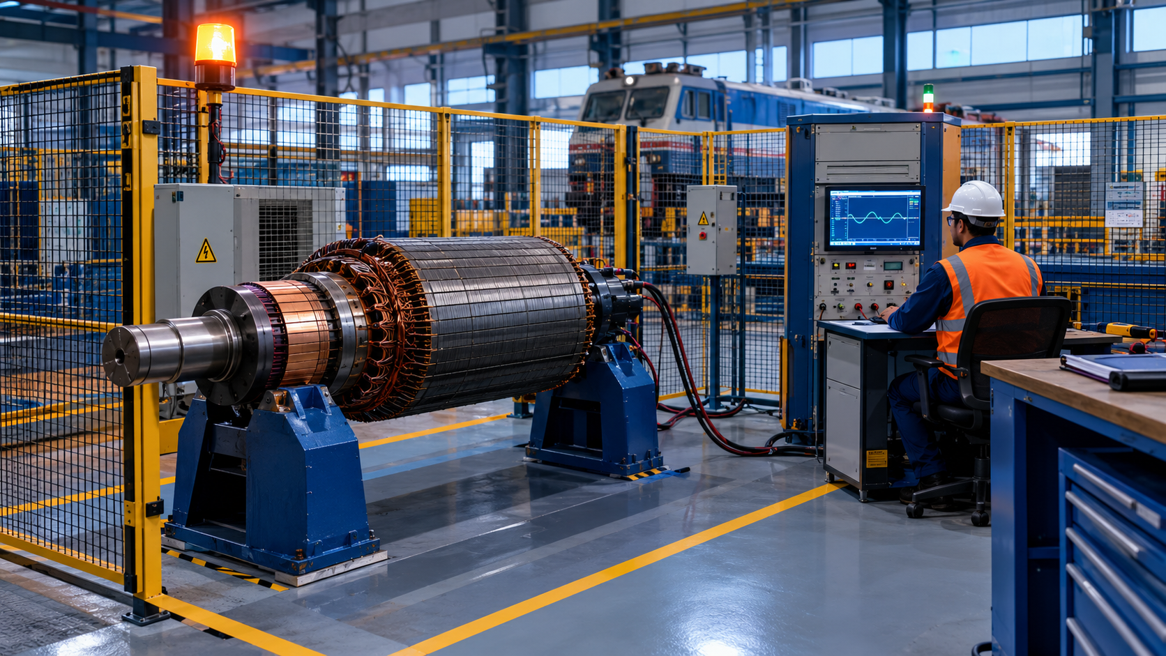 Surge Testing for Railway Traction Motors: Workshop Setup Guide