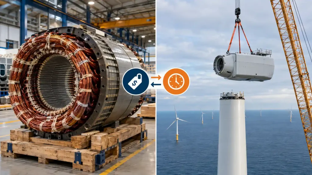 surge testing for wind turbine generators